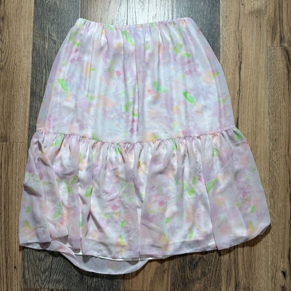 Hatch Maternity Iris Skirt Women's Size 4 in Pink & White Florals in EUC! - Picture 6 of 6